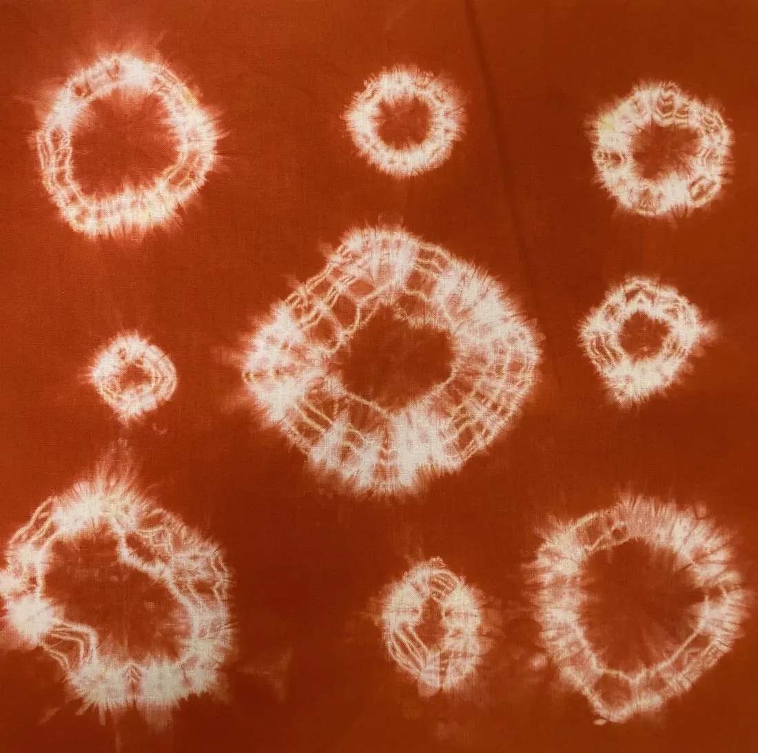 Shibori terracota